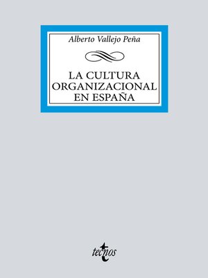 cover image of La cultura organizacional en España